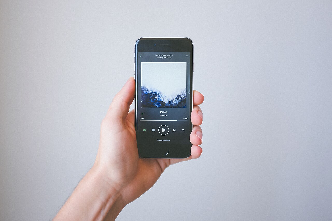 Apps open on a smartphone screen